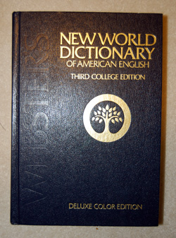 Picture of a dictionary cover