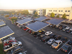 Picture of Solar Carport at Dell Computer headquarters.