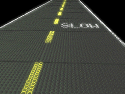 Artist's rendention of a Solar Road