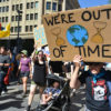 Climate strike protestors in Denver.